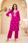 Lucknowi Vol 3 By Passion Tree Cotton Dhabu Kurti With Bottom